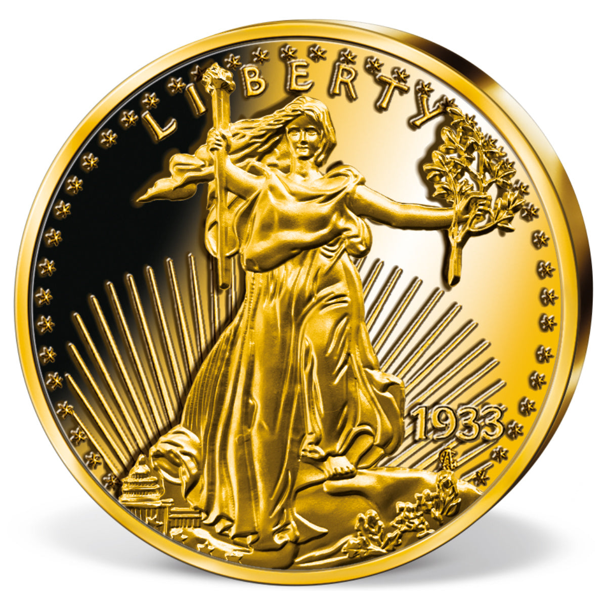 Produktbild von Hochrelief-Prägung 'Gold Eagle 1933'