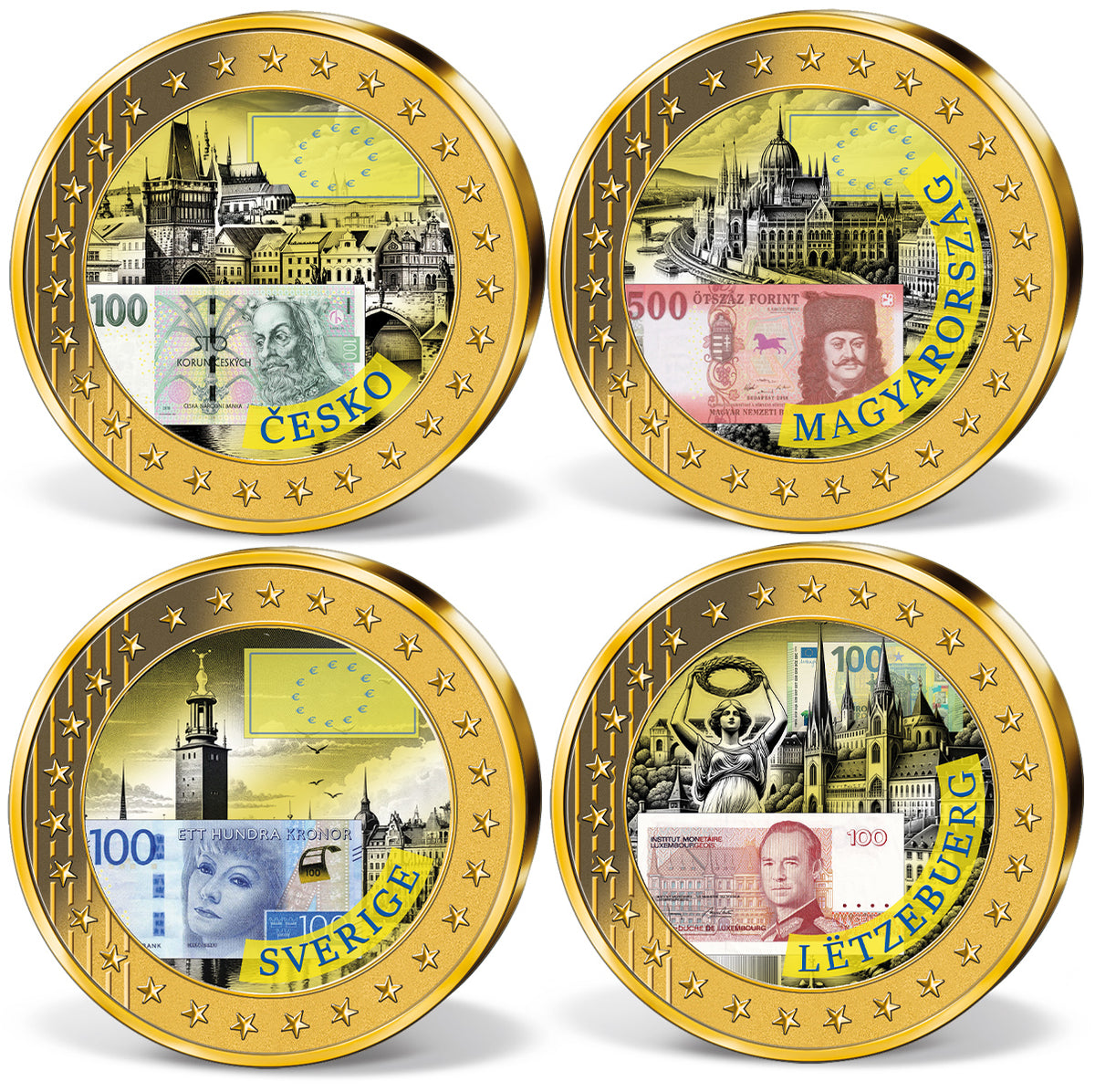 Produktbild von 27er Komplett-Set '25 Jahre Euro Jubiläums-Edition'