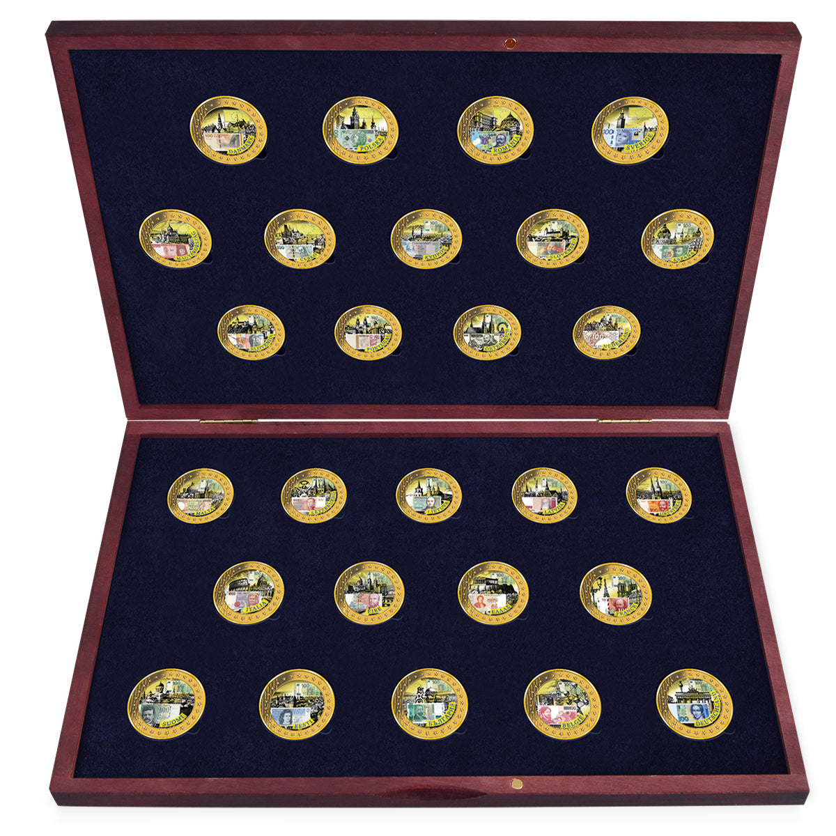 Produktbild von 27er Komplett-Set '25 Jahre Euro Jubiläums-Edition'