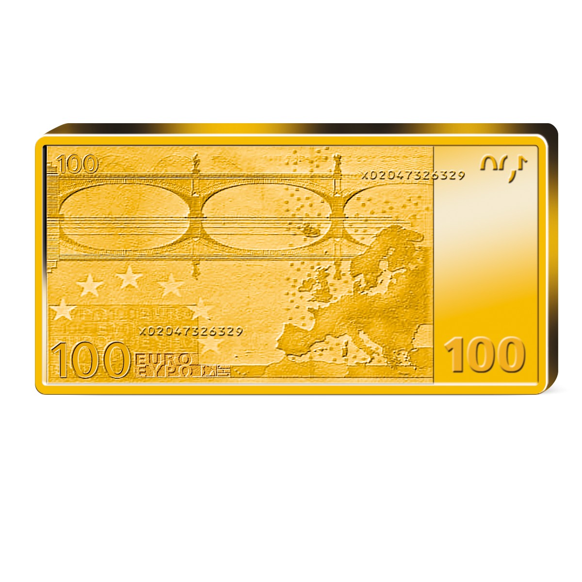 Produktbild von Barrenprägung '100 Euro-Schein'
