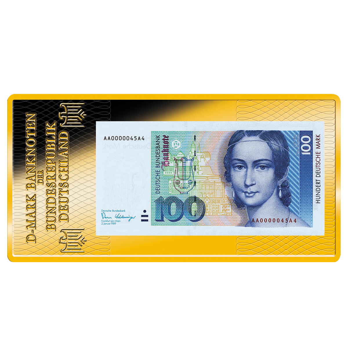 Produktbild von Barrenprägung 1/500 Unze '4. Serie 1990 100 DM'