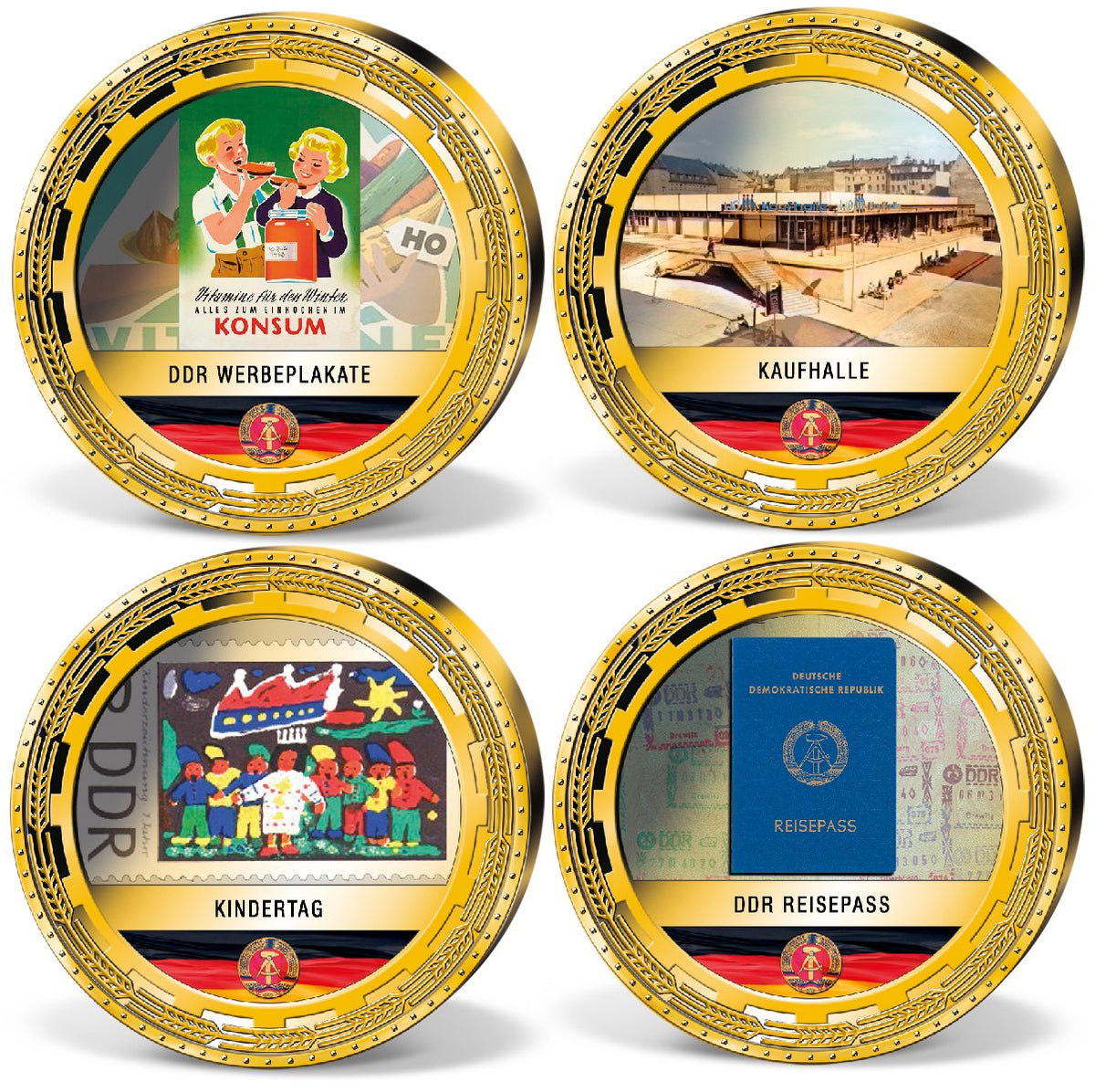Produktbild von 24er Komplett-Set 'Rückblicke - Das war die DDR'