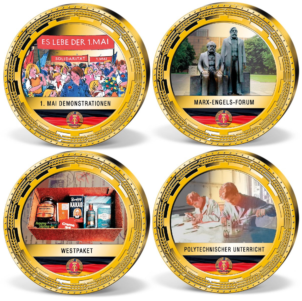 Produktbild von 24er Komplett-Set 'Rückblicke - Das war die DDR'