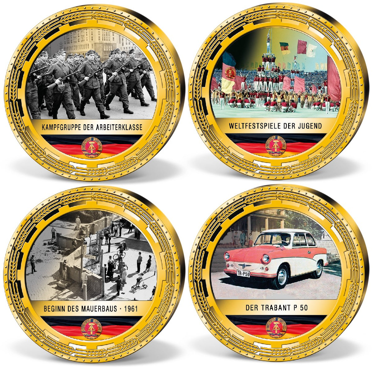 Produktbild von 24er Komplett-Set 'Rückblicke - Das war die DDR'