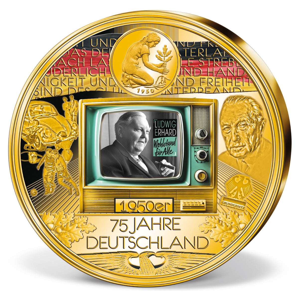 Produktbild von XXL-Prägung '75 Jahre Deutschland'