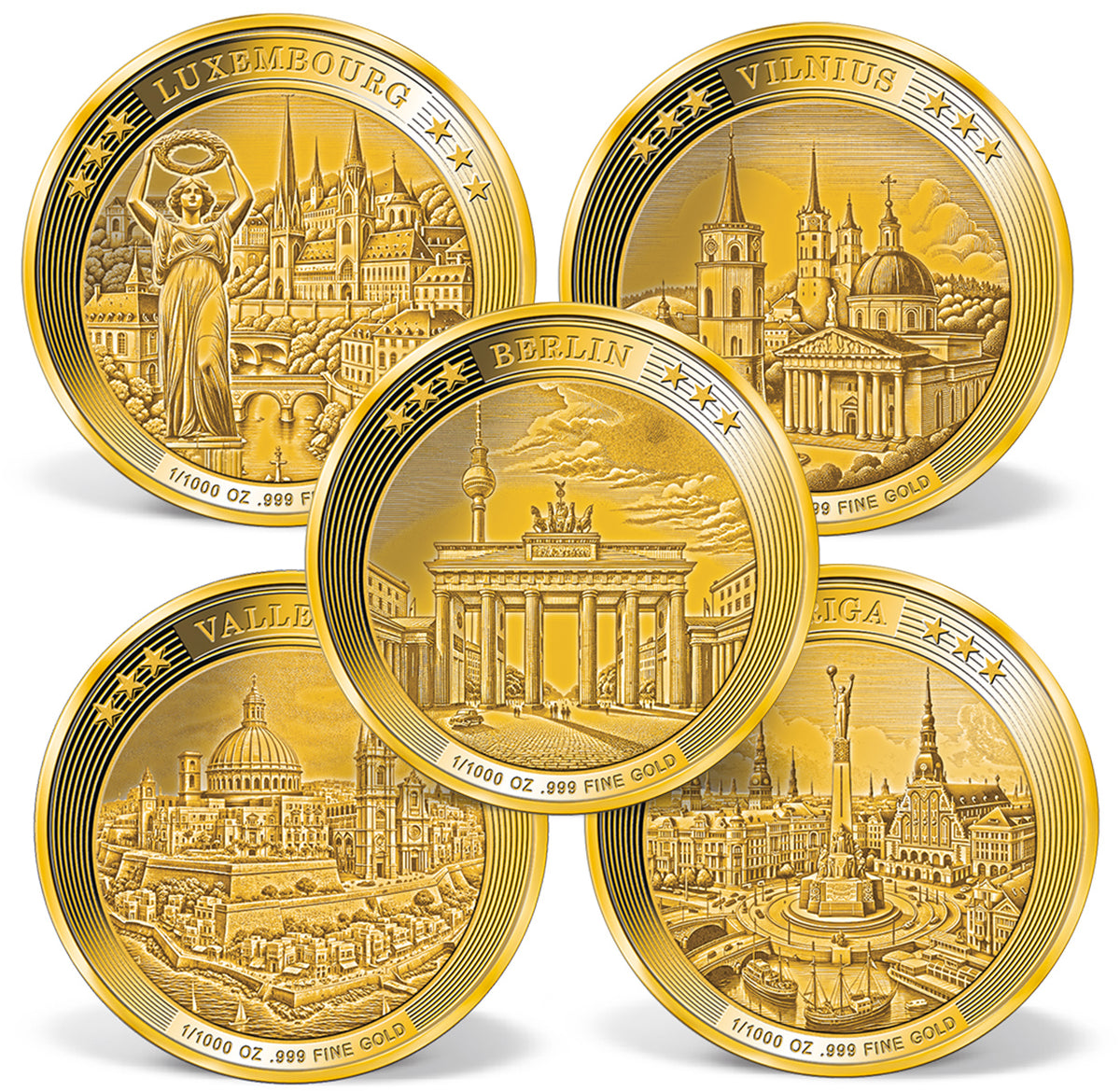 Produktbild von 27er Komplett-Set 'EU-Hauptstädte'