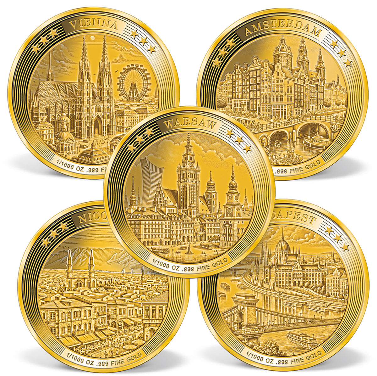 Produktbild von 27er Komplett-Set 'EU-Hauptstädte'