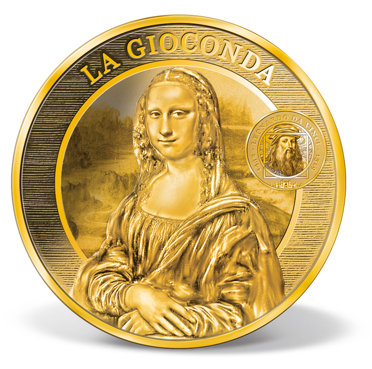 Produktbild von 1/200 Unze Feingold-Münze 'Mona Lisa'