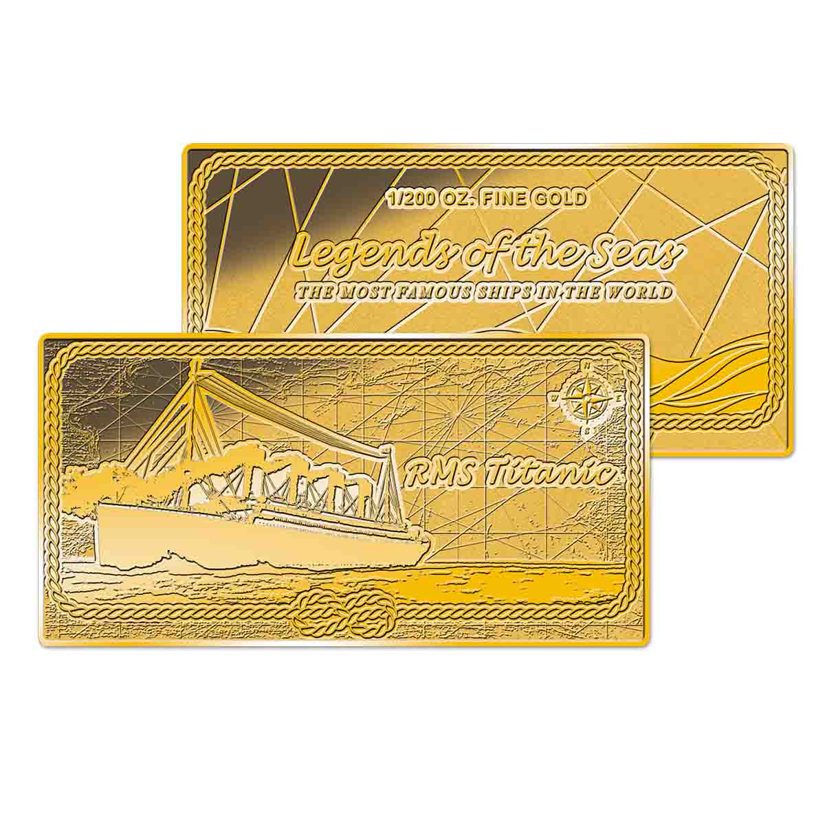 Produktbild von Goldprägung Barren 'RMS Titanic'