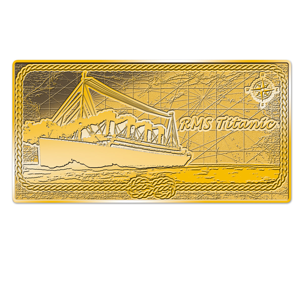Produktbild von Goldprägung Barren 'RMS Titanic'