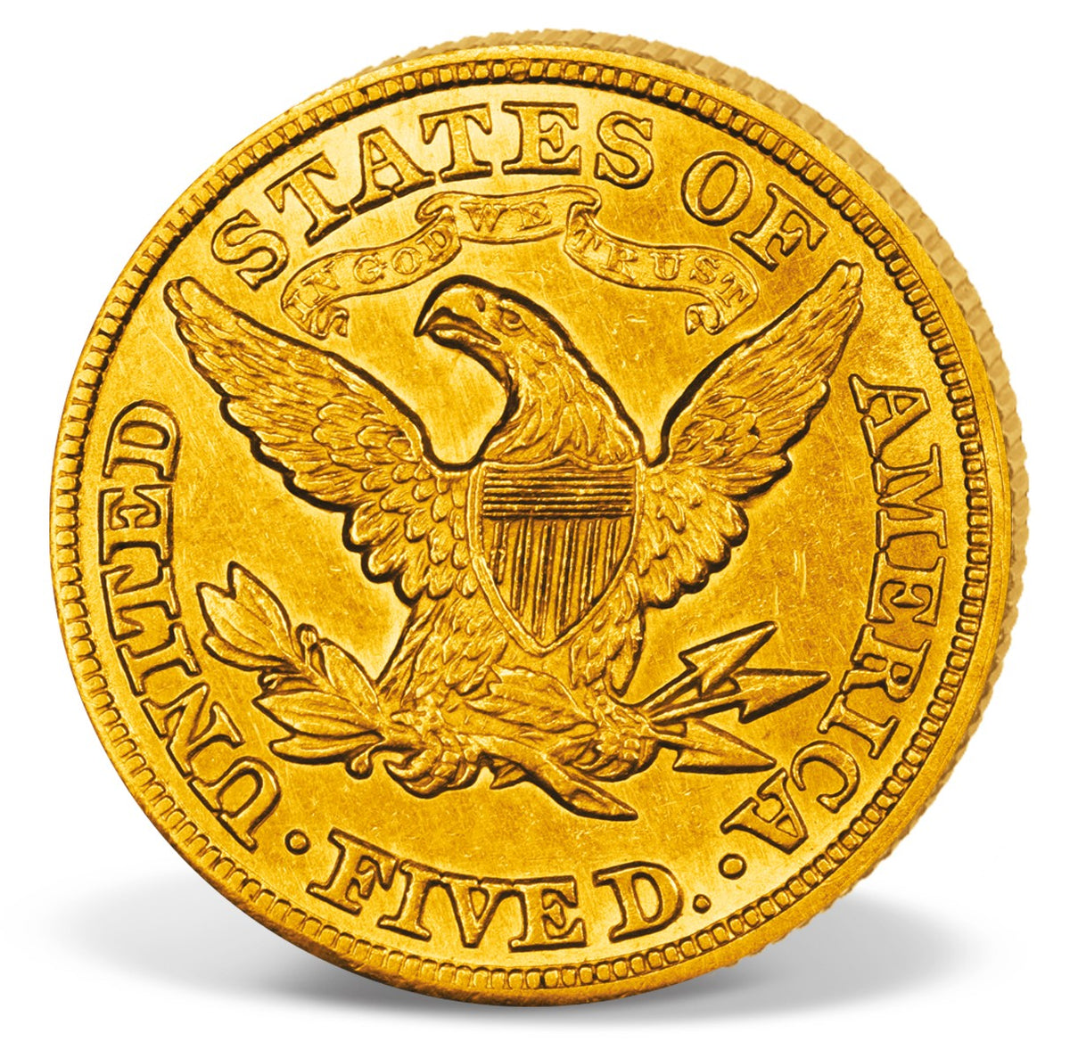 Produktbild von Goldmünze 5 Dollar USA 'Liberty Head' 1880