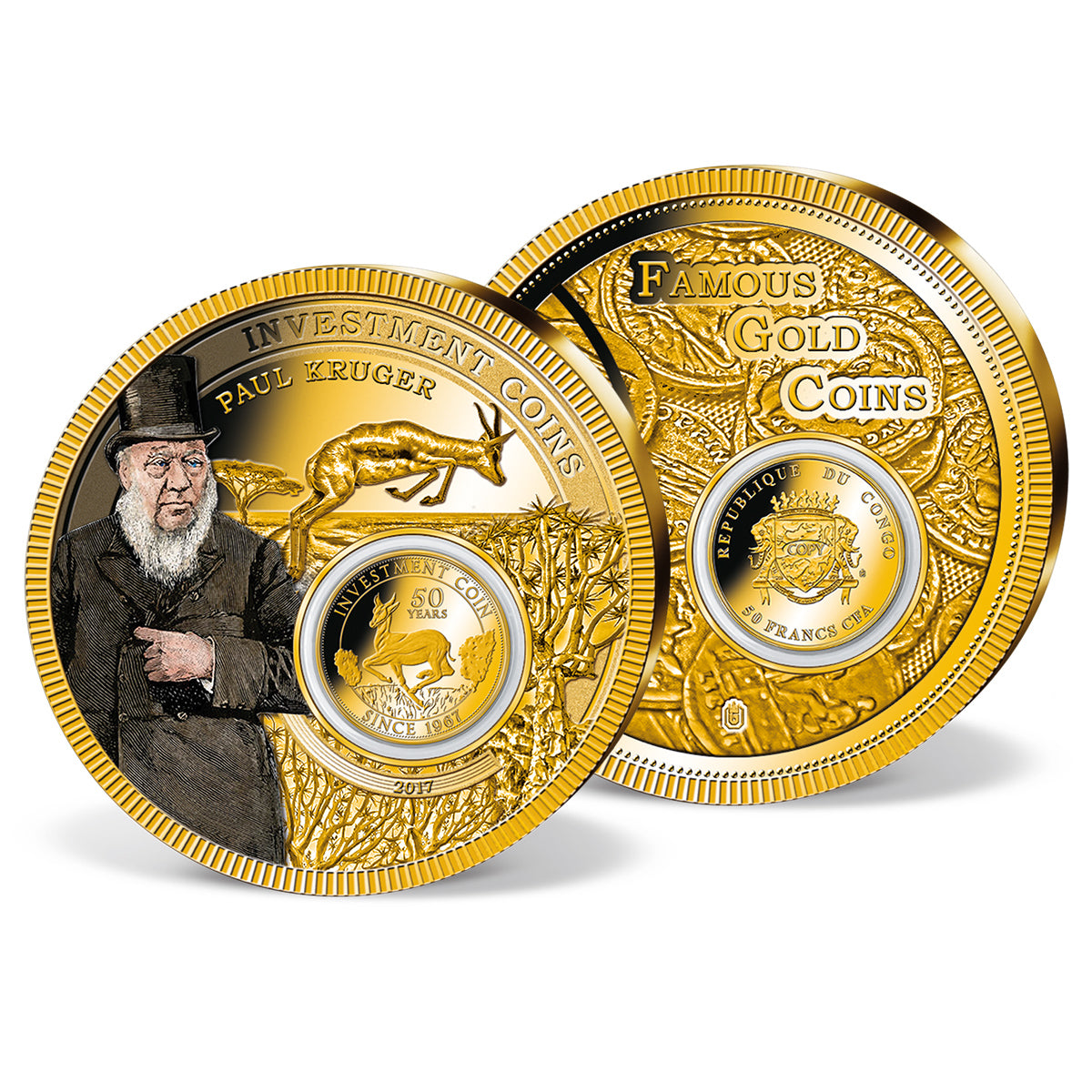 Produktbild von Inlay-Prägung Krügerrand 'Paul Kruger'