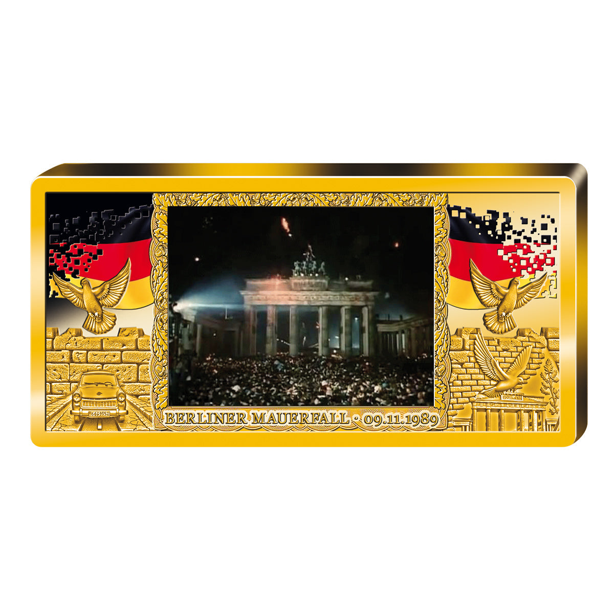 Produktbild von XXL-Barrenprägung '35 Jahre Mauerfall'