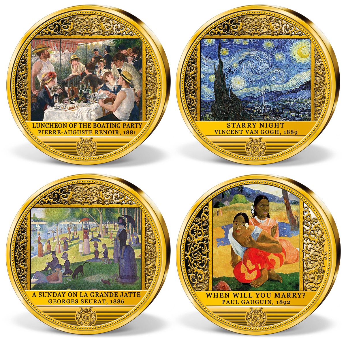 Produktbild von 24er Komplett-Set 'Die berühmtesten Gemälde der Welt'