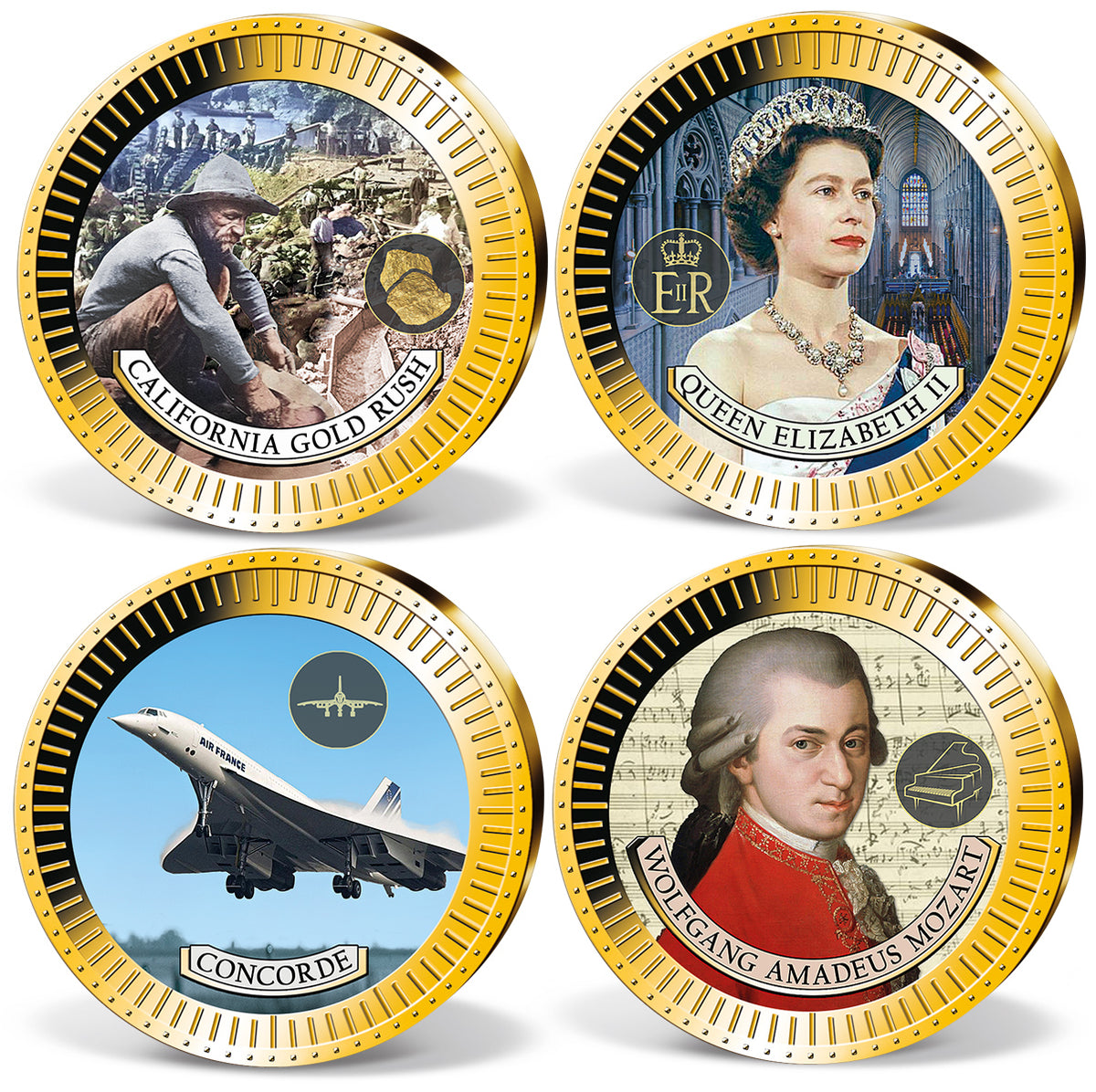 Produktbild von 24er Komplett-Set 'Höhepunkte der Weltgeschichte'