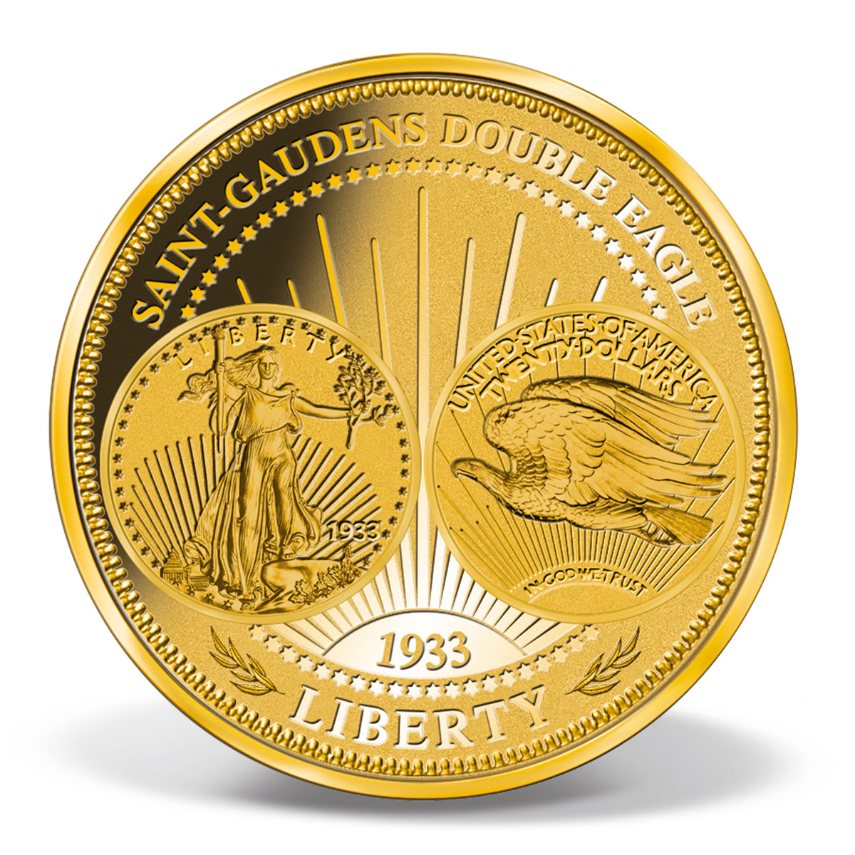 Produktbild von 1/200 Unze Feingold-Prägung '20 Dollar Double Eagle'