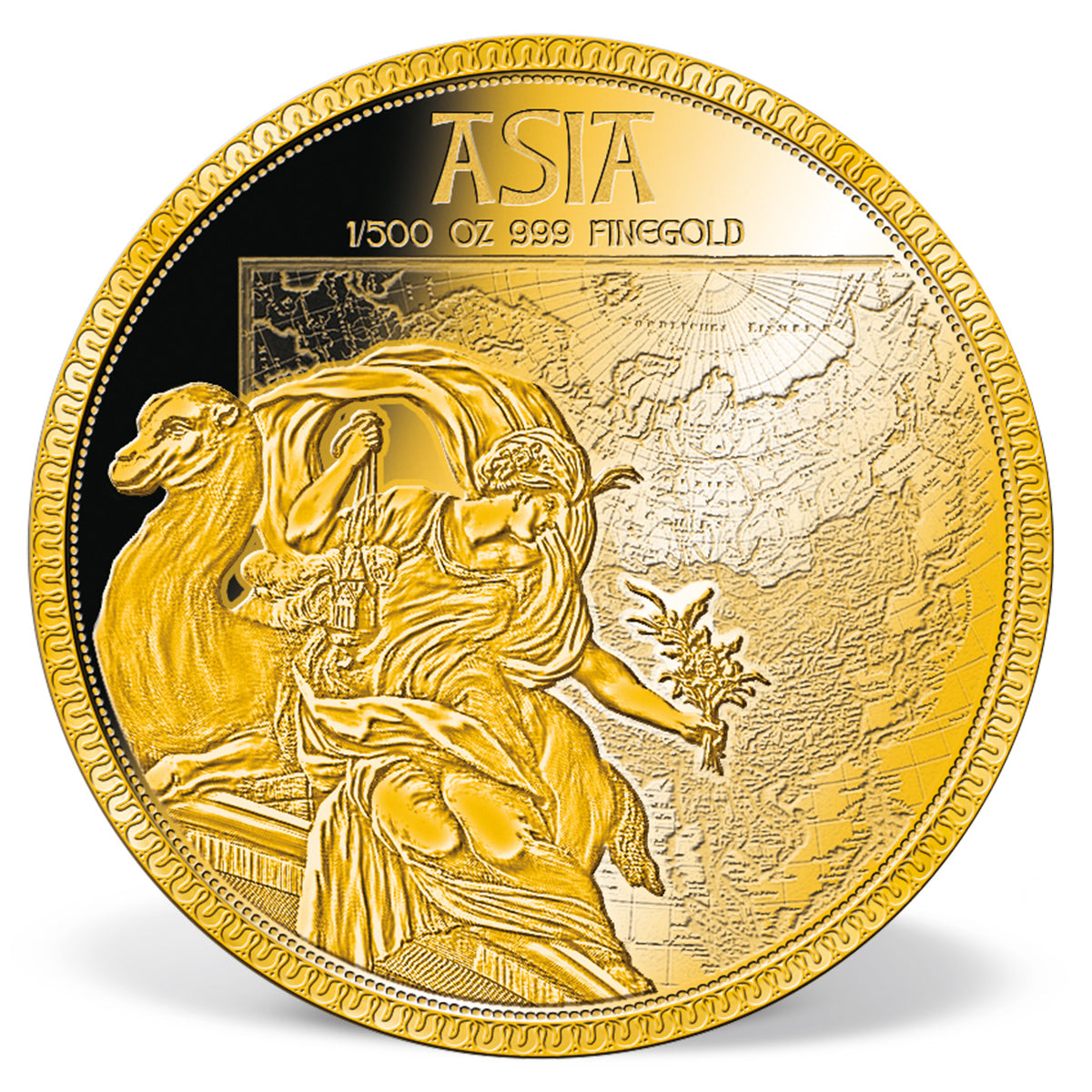 Produktbild von 7er 1/500 oz Feingold-Münzen-Set '7 Kontinente'