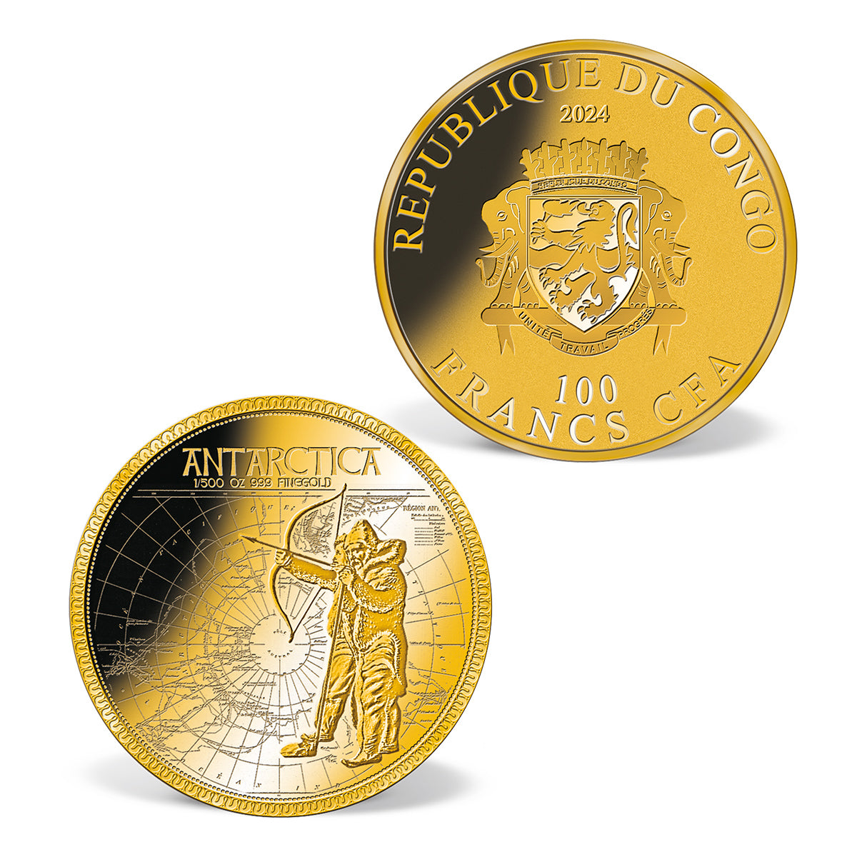 Produktbild von 7er 1/500 oz Feingold-Münzen-Set '7 Kontinente'