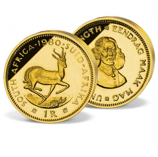 Goldmünze 1 Rand Südafrika DE_1730279_1