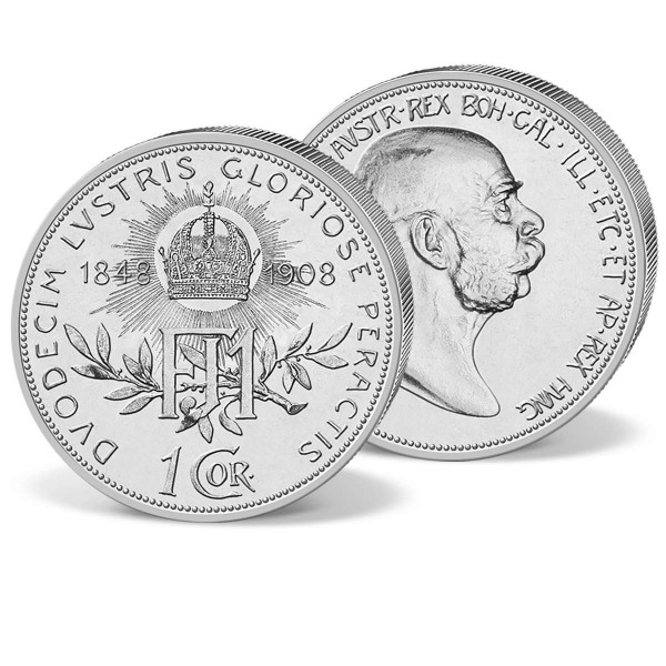 Silbermünze 1 Krone Österreich "Franz Joseph I." DE_1576400_1