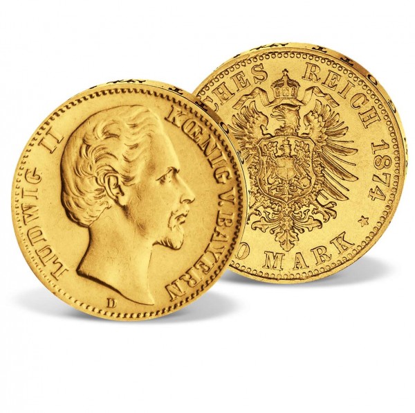 Originalmünze 20 Goldmark "Ludwig II. König von Bayern" DE_1570013_1