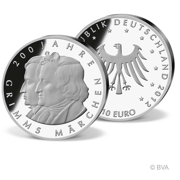 10 Euro Gedenkmünze "200 Jahre Grimms Märchen" PP 2012 DE_2704500_1