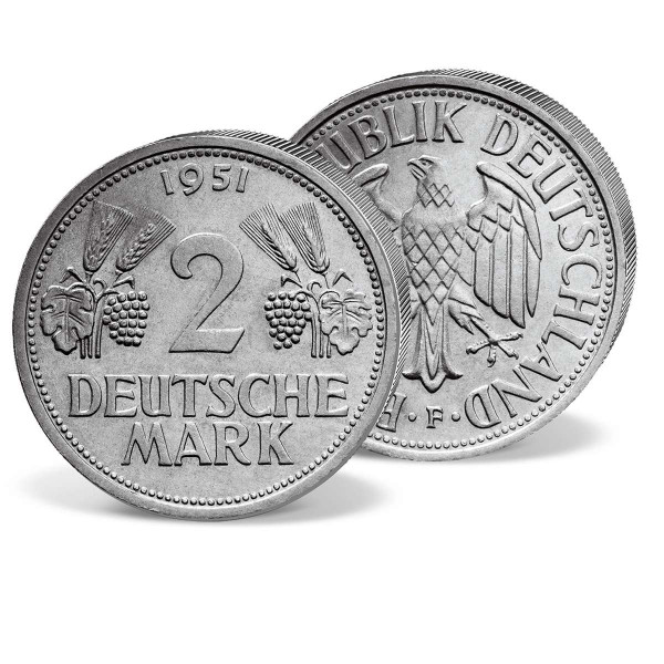 Allererste 2 DM-Münze Deutschland "Ähren" DE_2415242_1