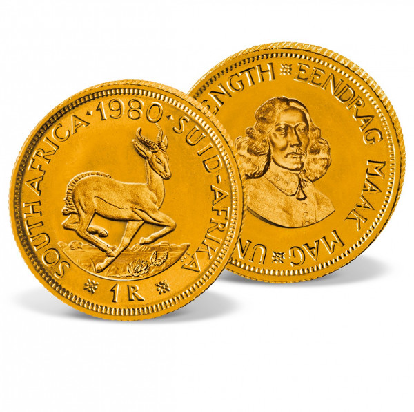 Goldmünze 1 Rand Südafrika 1961 - 1983 DE_1550005_1