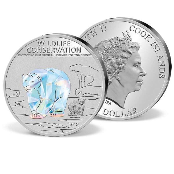 1 Dollar Cook Islands "Polarbär" DE_1681230_1