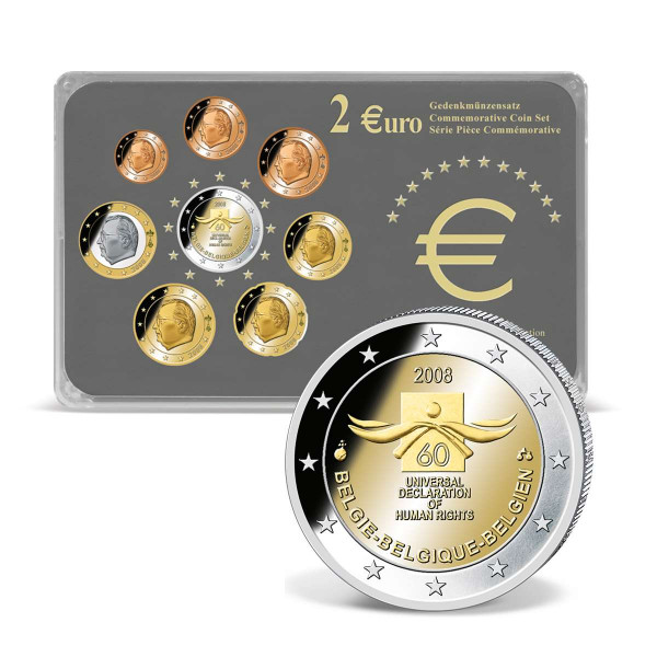 2 Euro Gedenkmünzensatz Belgien 2008 DE_2710854_1