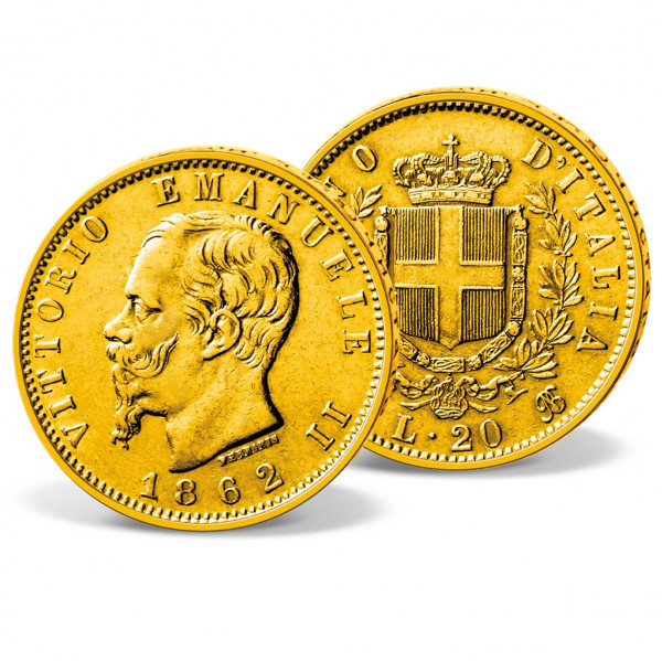 Goldmünze Italien 20 Lire "Vittorio Emanuele II." DE_2460063_1