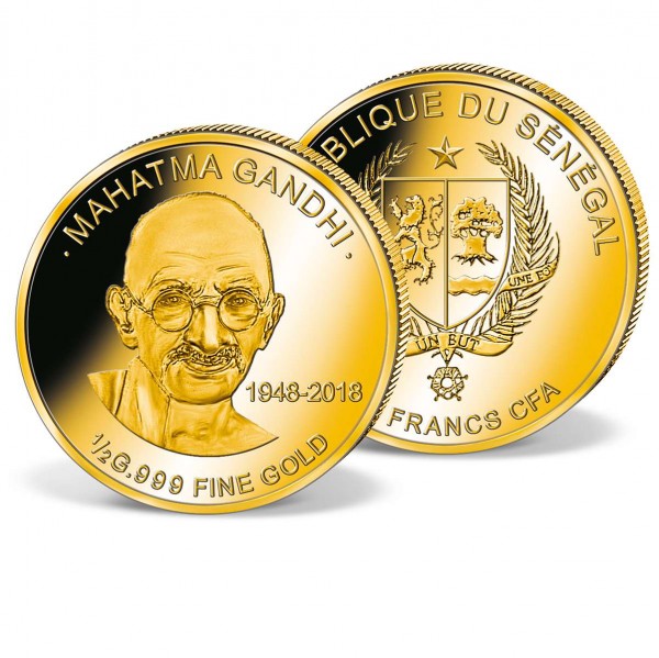 250 Francs-Goldmünze "M. Gandhi 1948-2018" DE_1739084_1