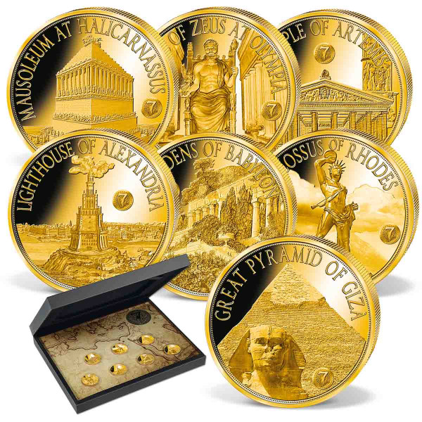 7er Goldmünzen-Set "Die 7 Weltwunder der Antike" DE_1739090_1