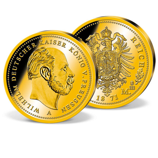 Gold-Neuprägung 20 Mark Preußen Wilhelm I. 1871 DE_2160702_1