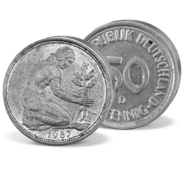 50 Pfennig "Bundesrepublik Deutschland" 1987 D DE_1516622_1