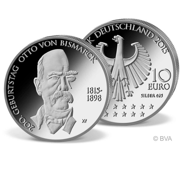 10 Euro Gedenkmünze "200. Geburtstag Otto von Bismarck" PP 2015 DE_2704542_1