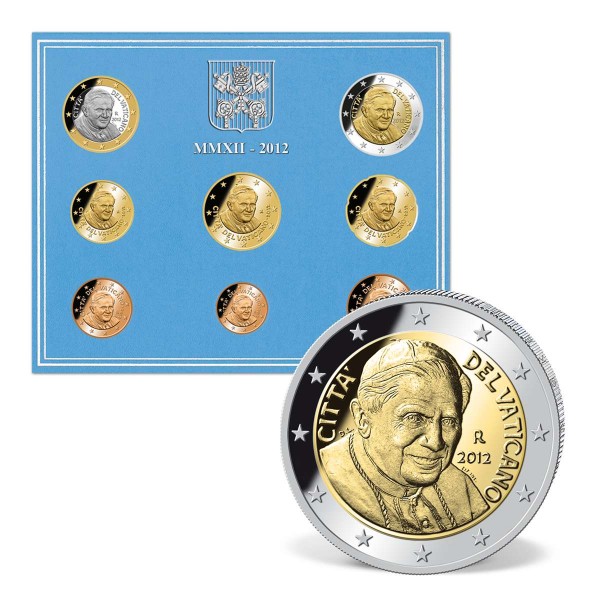 Euro Kursmünzensatz Vatikan 2012 DE_2708542_1