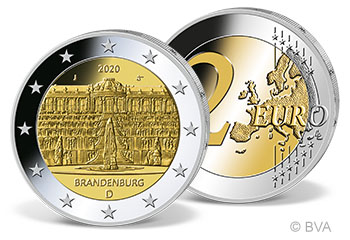 die 2-Euro Gedenkmpnze"Brandenburg"