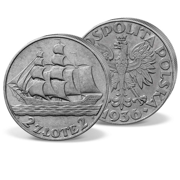 2 Zloty Polen "Segelschiff" DE_2429629_1