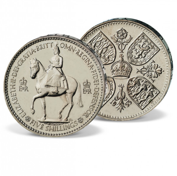 5 Shilling Großbritannien - 1953 Coronation Elizabeth II. DE_2612431_1