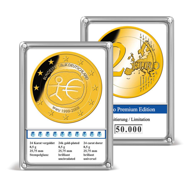 2 Euro Gedenkmünze Deutschland "10 Jahre Euro" vergoldet DE_2704752_1
