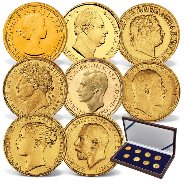 Goldmünzen-Set "Sovereigns ab 1817" DE_2460232_1
