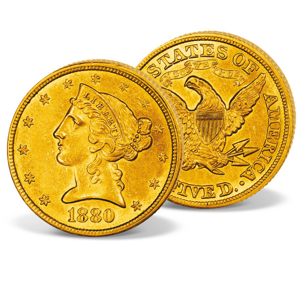 Goldmünze 5 Dollar USA "Liberty Head" 1880 DE_2711379_1