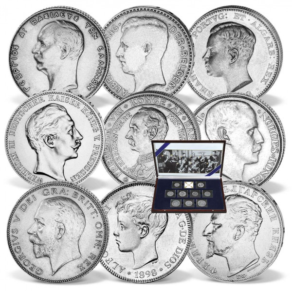9er Silbermünzen-Set "Die Familientradition der Windsors" 1910 DE_2475190_1
