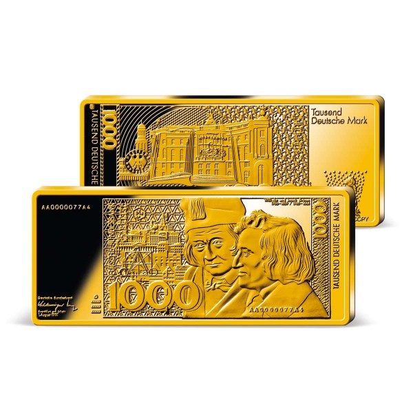Barrenprägung "1.000 DM-Banknote" DE_9171514_1