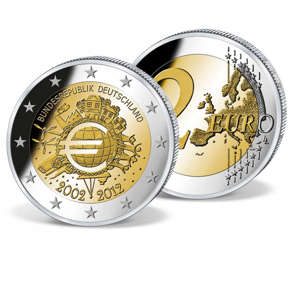 2 Euro-Gedenkmünze Deutschland "10 Jahre Euro 2012" DE_2719399_1