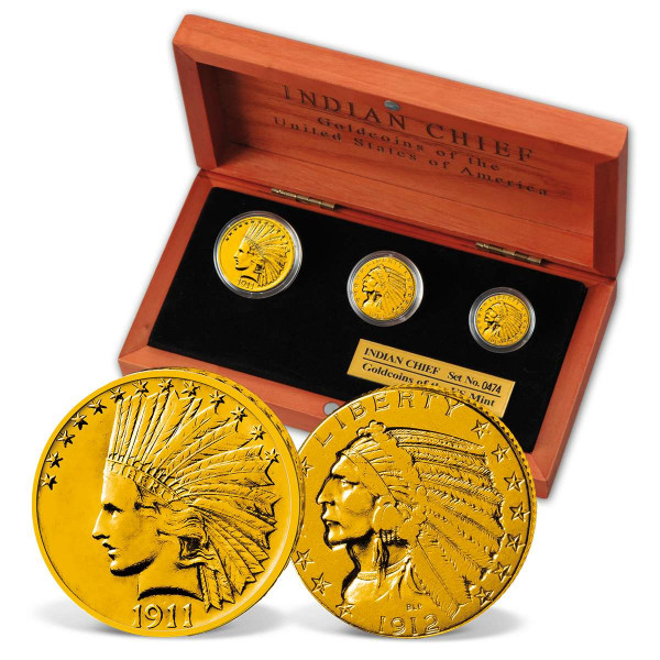 3er Goldmünzen-Set USA "Indian Chief" DE_2530130_1