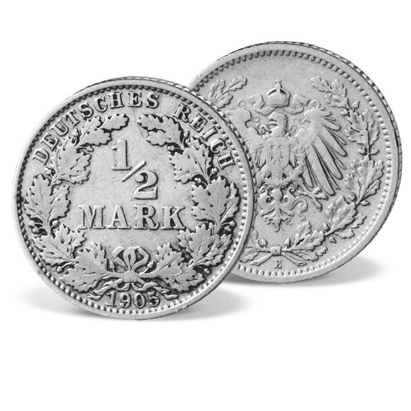 Silber-Originalmünze "1/2 Mark 1905-1919" DE_2612462_1