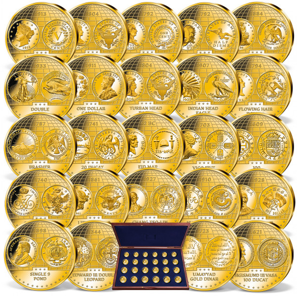 24er Komplett-Set "Die teuersten Münzen der Welt" DE_8324025_1