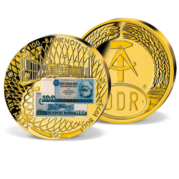 Banknotenprägung "100 Mark DDR 1975 - Karl Marx" DE_9181921_1